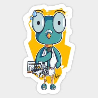 Cute Pigeon Bird Cartoon Character Sticker